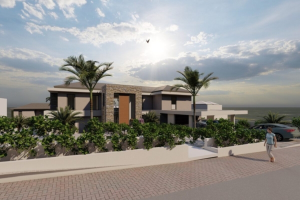 Luxe villa met twee zwembaden en zeezicht op Blue-Bay
