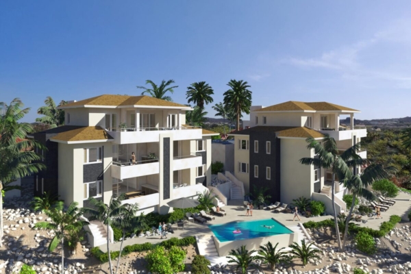 Modern nieuwbouwappartement op Blue Bay Golf & Beach Resort met verhuurmogelijkheden
