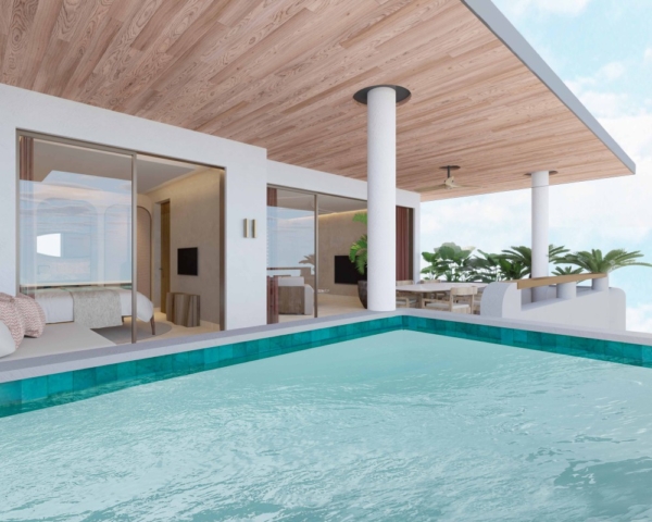 Blue Bay – The Lotus – 3 bedroom vacation rental apartments with pool